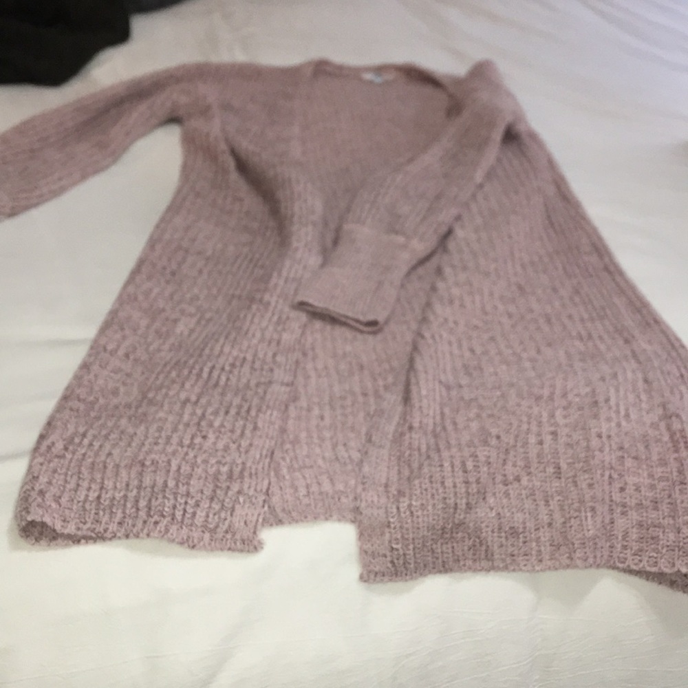 Pale pink cardigan